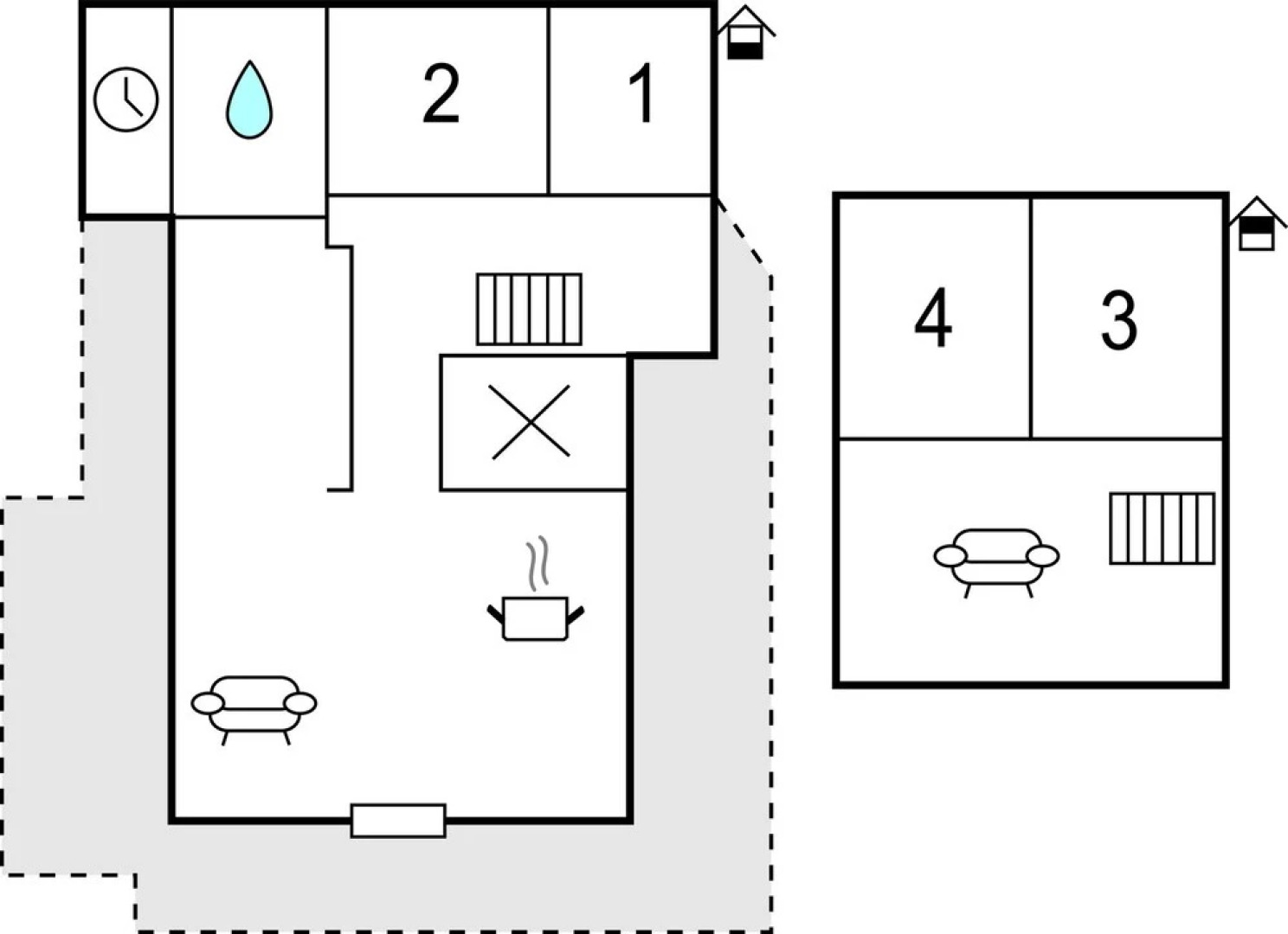 Nice Home in Hebnes With 4 Bedrooms and Wifi