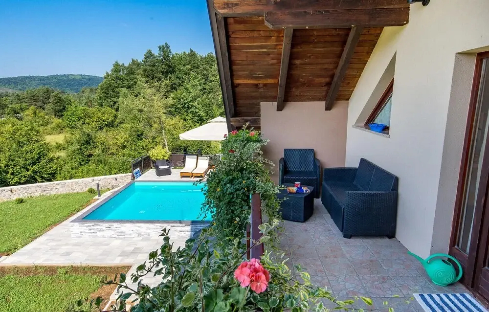 Stunning Home in Slunj With 3 Bedrooms, Wifi and Outdoor Swimming Pool