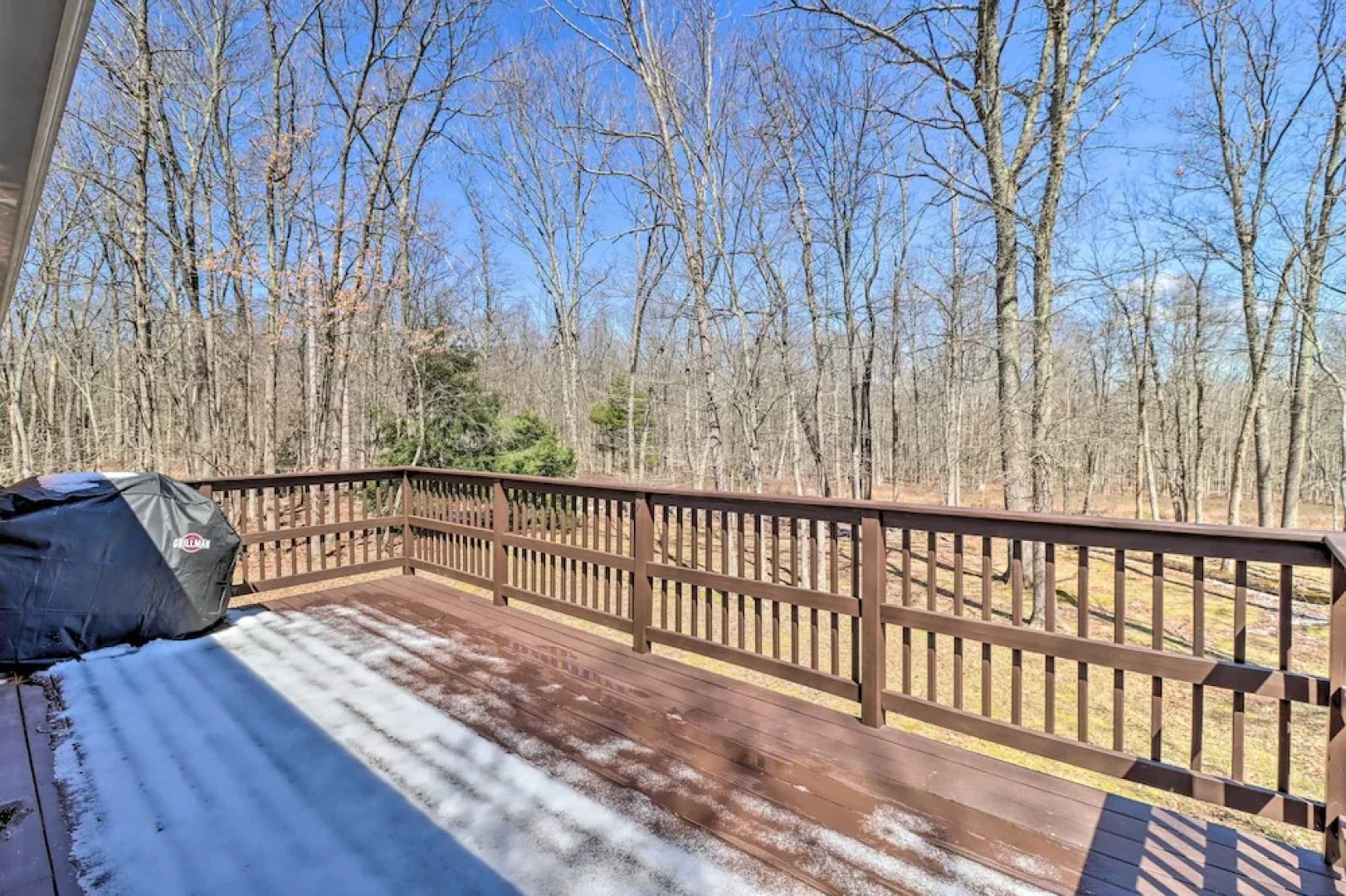 Sleek Albrightsville Home w/ Deck, Game Room