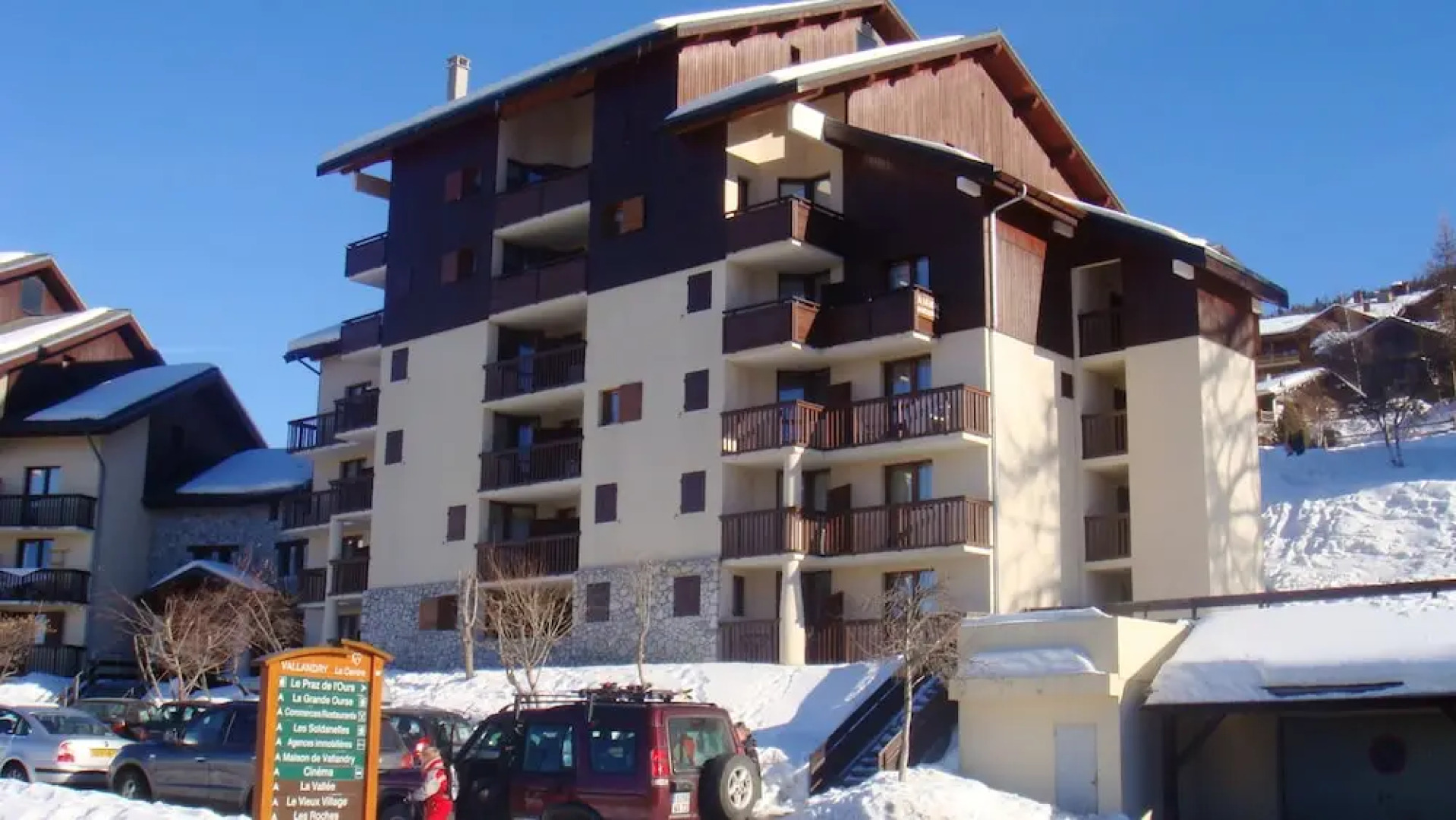 Studio in Vallandry, With Wonderful Mountain View and Balcony - 100 m