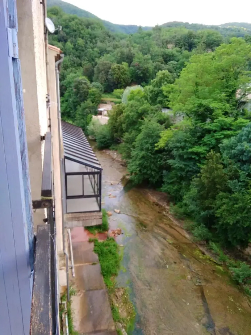 Studio in Rennes les Bains, With Wonderful Mountain View and Balcony