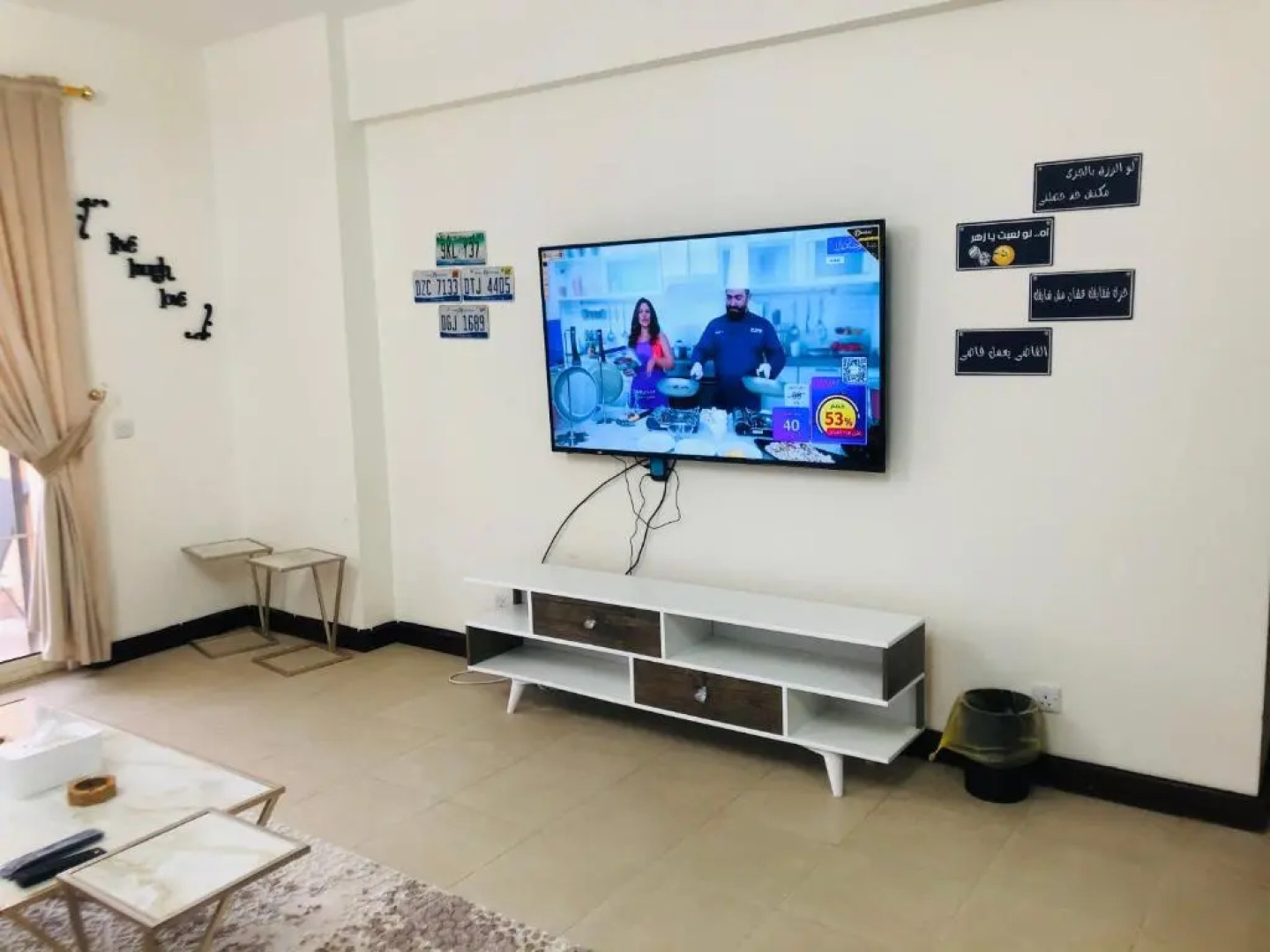 2 bedrooms apartment in Marina 1 towers king Abdullah economy city شقه غرفتين في المارينا ١