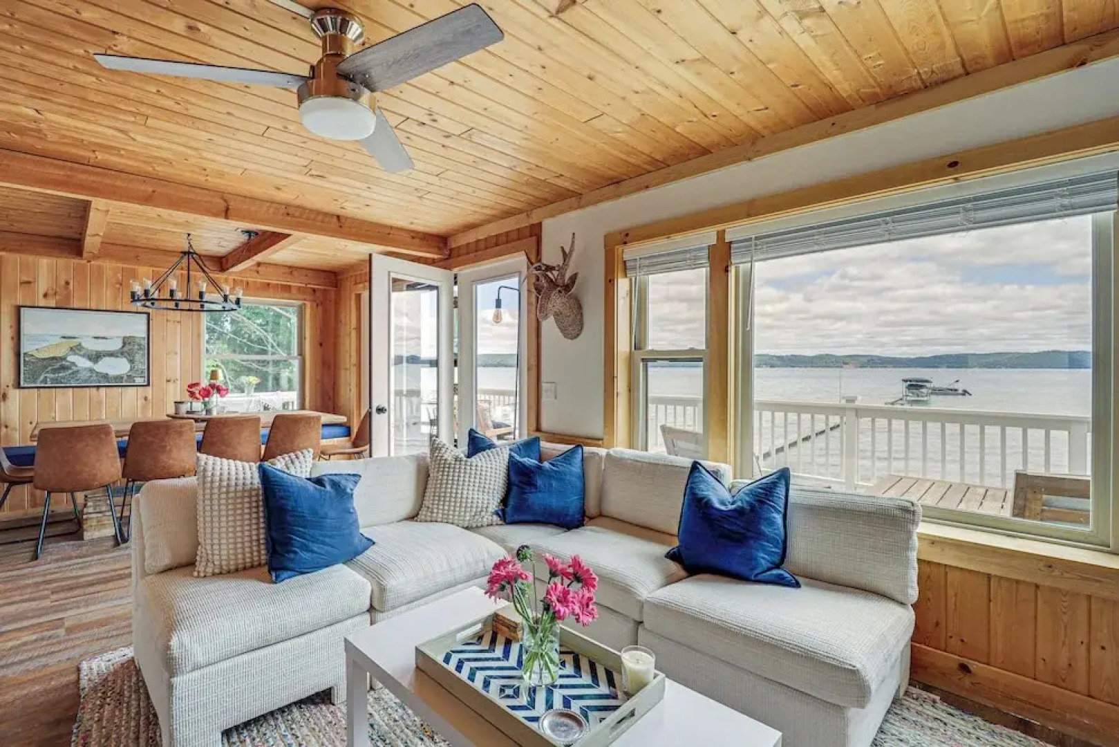 Updated Glen Arbor Cottage on Lake: Dock & Mooring