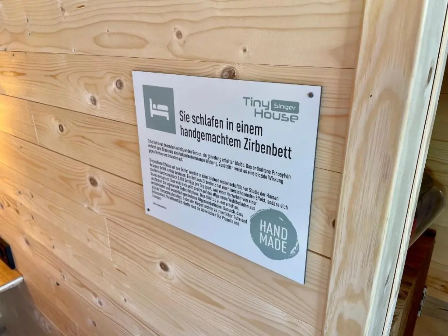 Tiny House Singer - contactless check-in - Sauna