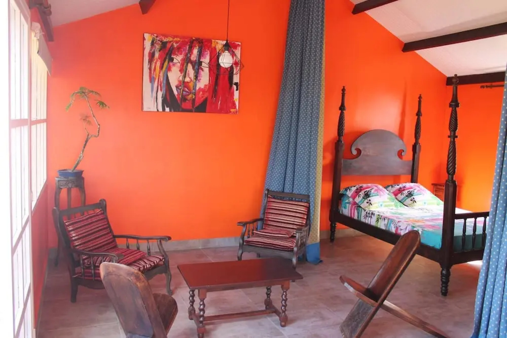 Bungalow With one Bedroom in Ste Rose, With Wonderful sea View, Pool A