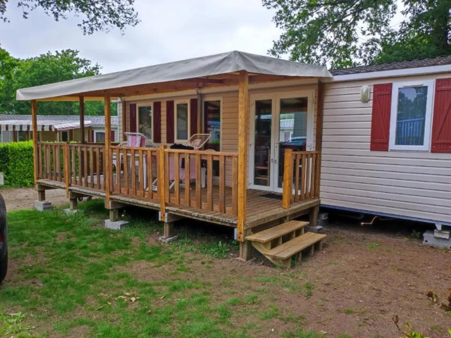 KERLANN 4 ETOILES MOBIL HOME 3 CHS 2 SDB Pont Aven Finistère