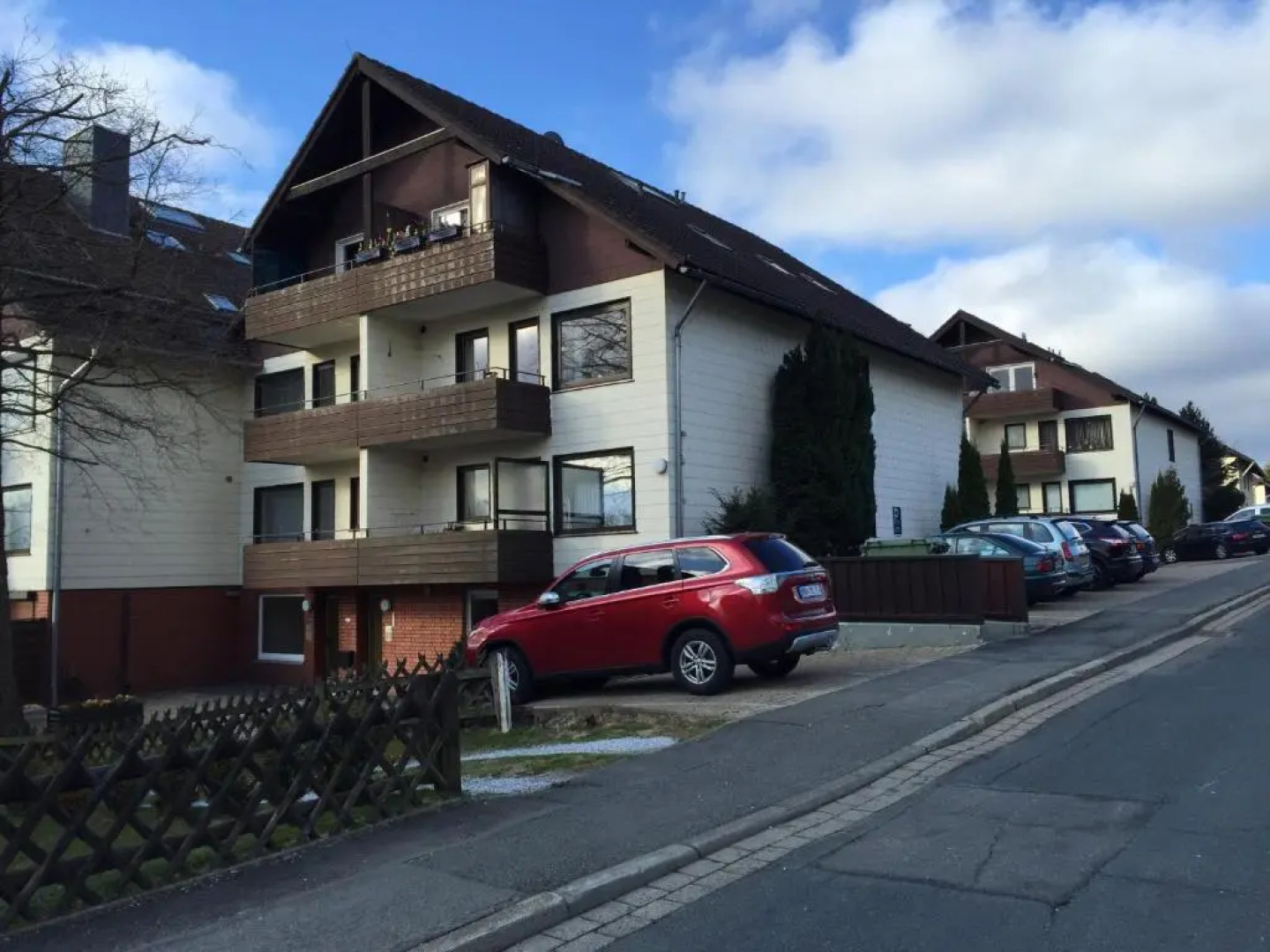 Wurmberg Hexe mit Blick auf den Wurmberg