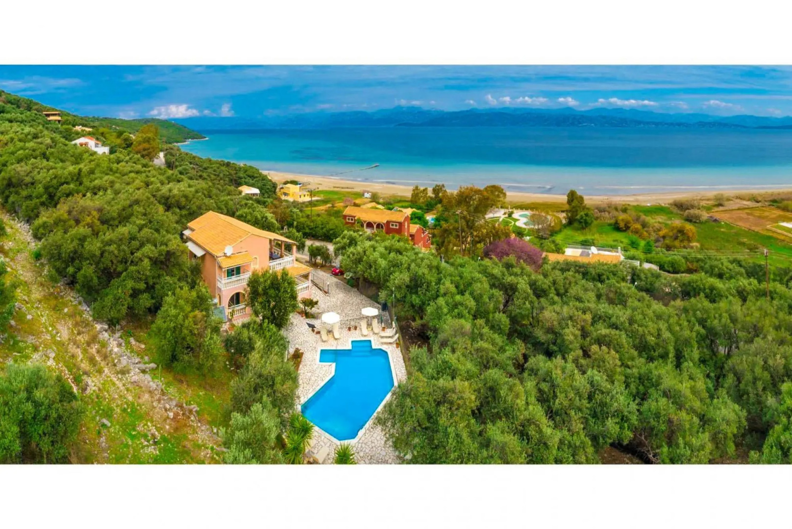 Villa Thespina Large Private Pool Walk to Beach Sea Views A C Wifi - 2280