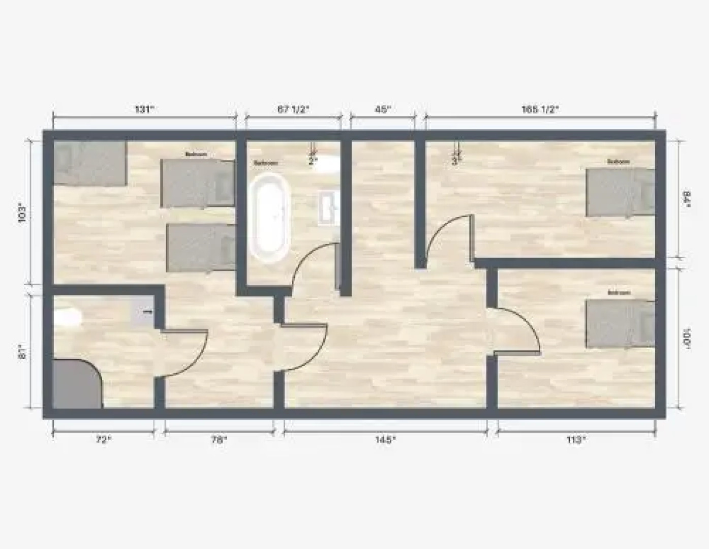 Air Host and Stay - Corner House, Sleeps 8, 4 Bedrooms Great Value