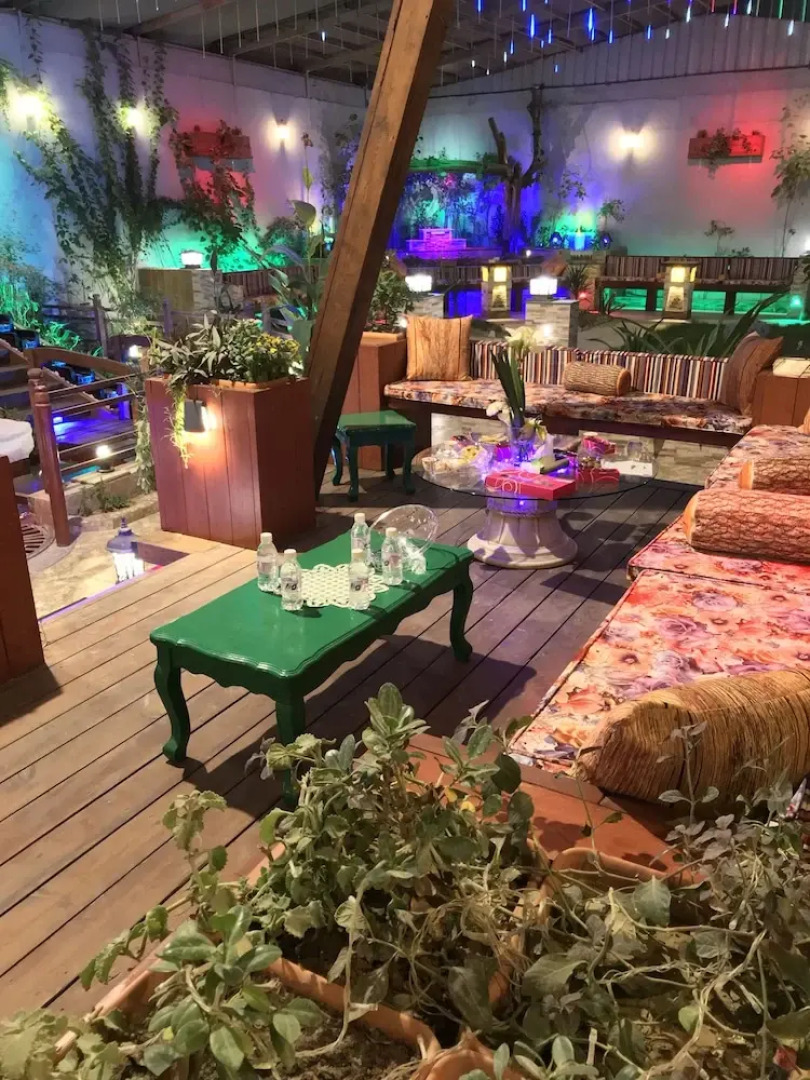 Wooden Water Fall Chalet