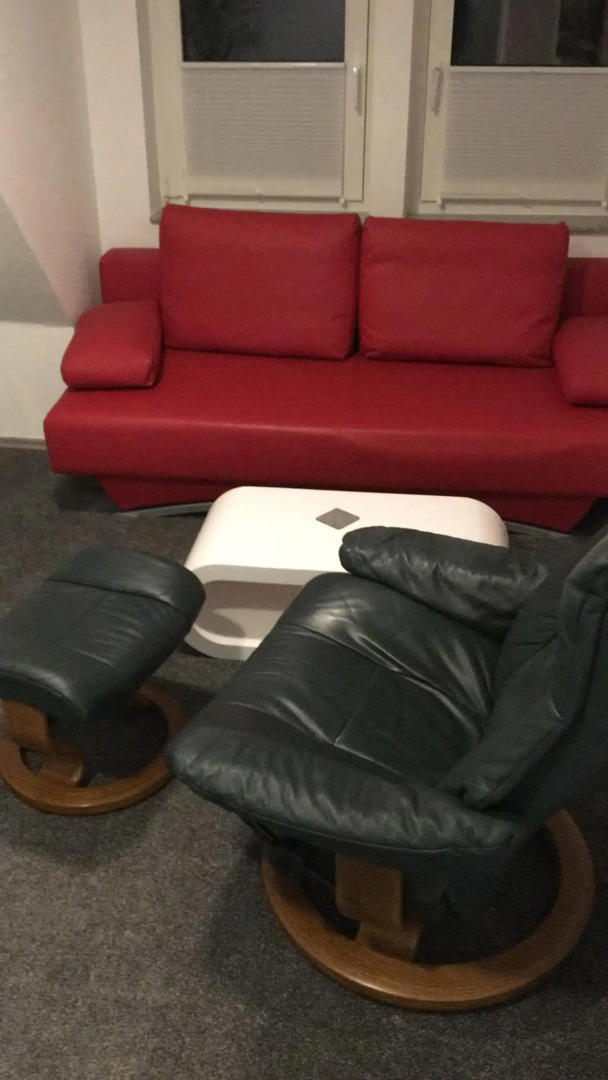 Ferienwohnung „Im Kleinen Löök“ - DG - 2 Zimmer - Balkon - Boxspringbett - 2 TV