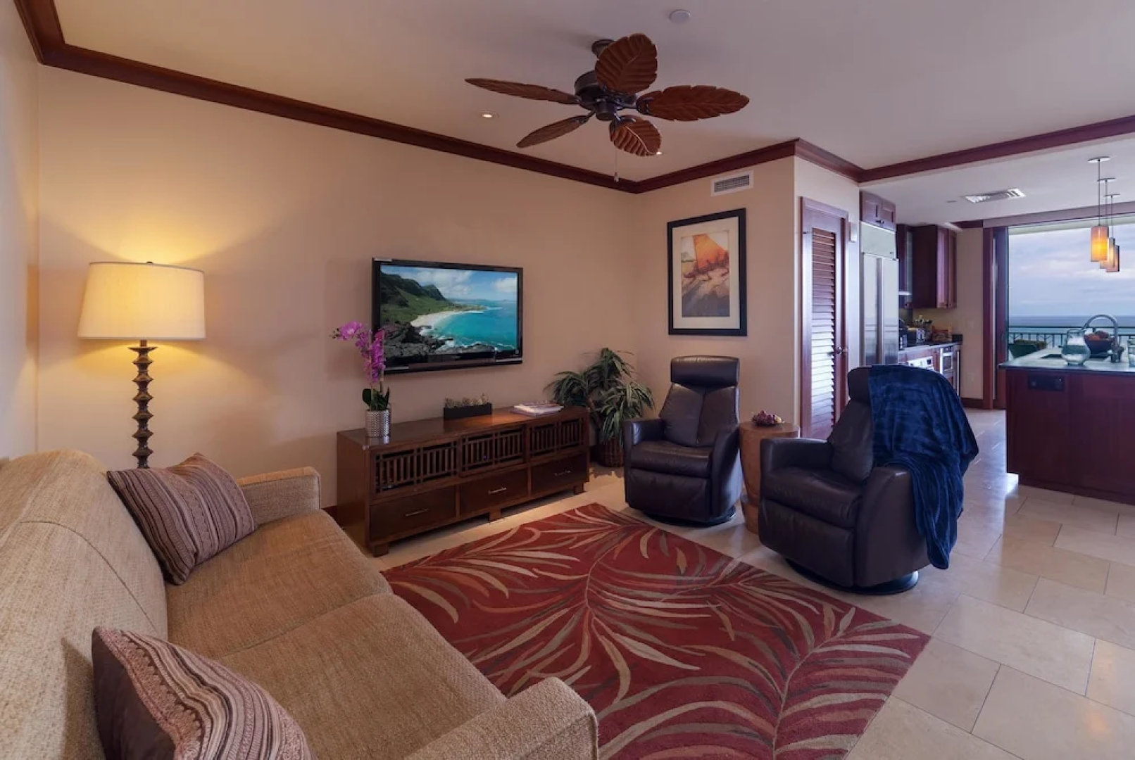 Three-bedroom Villas at Ko Olina Beach Villas Resort