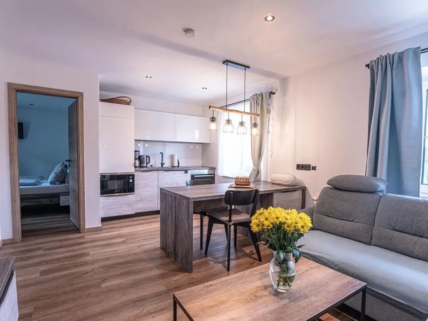 Ferienhaus mit Sauna in Skigebietsnahe