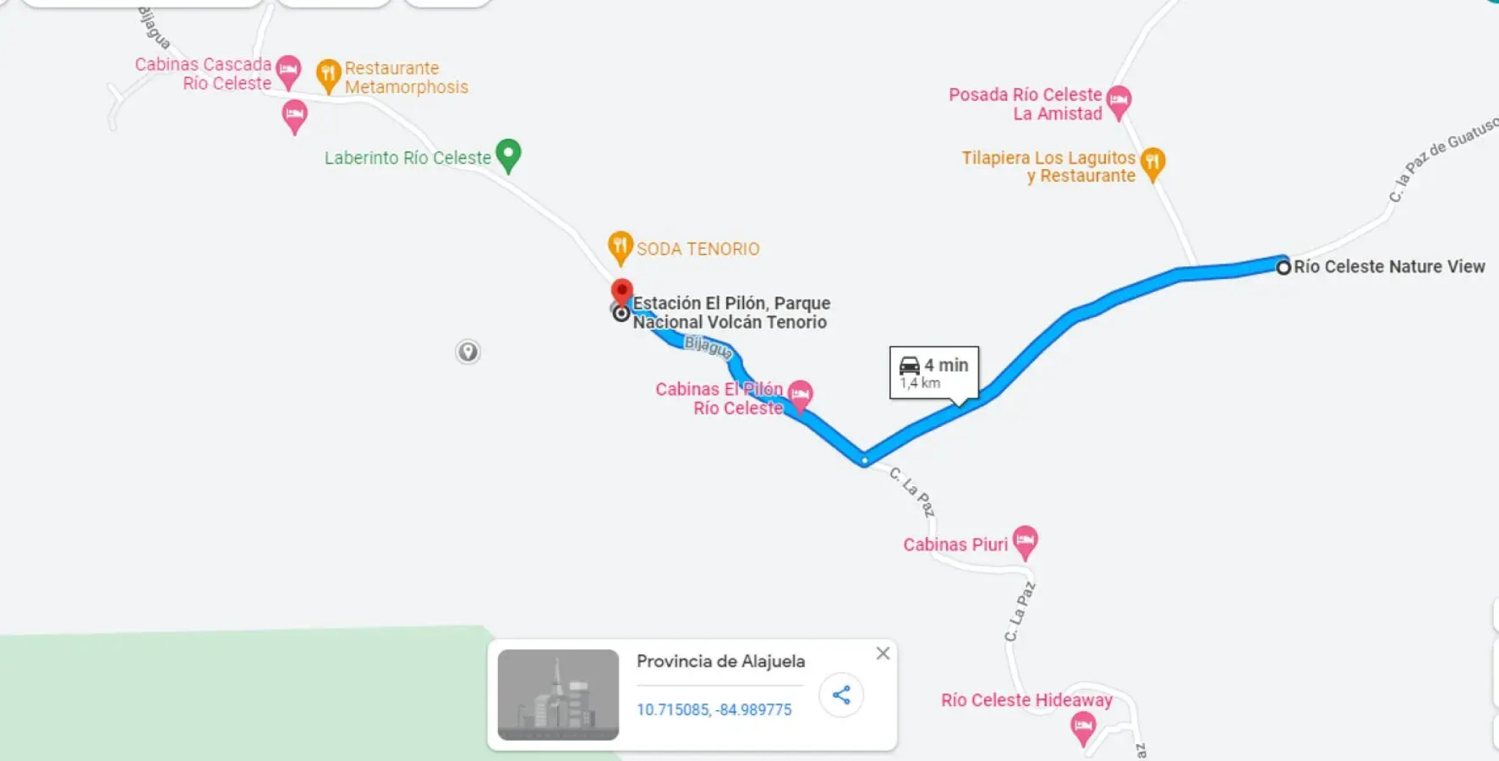 Rio Celeste Nature View