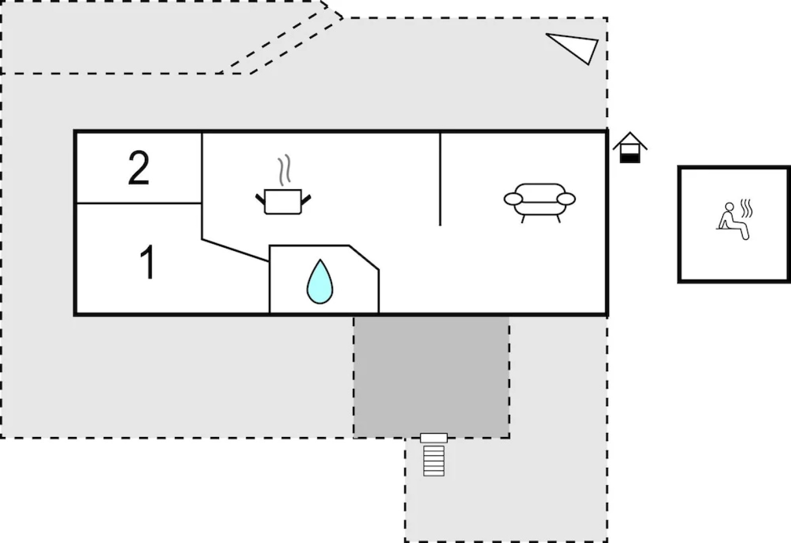 Awesome Home in Ljungby With 2 Bedrooms, Sauna and Wifi