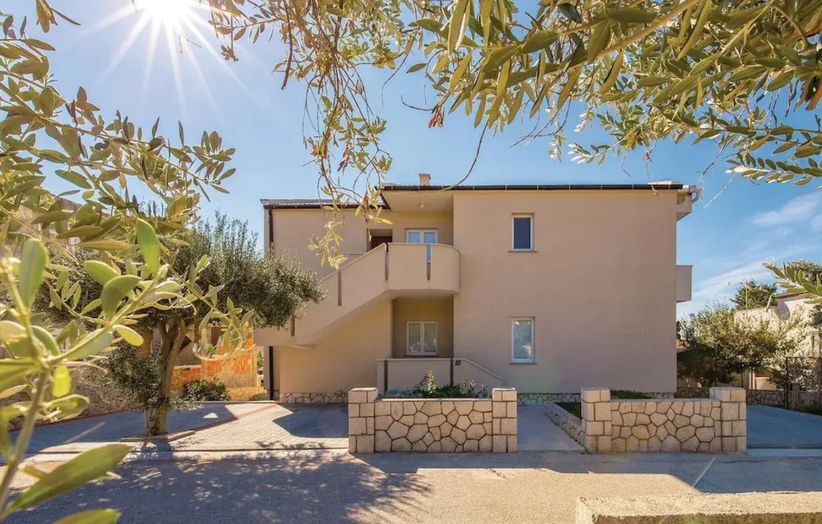 Awesome Home in Mandre With Wifi and 2 Bedrooms