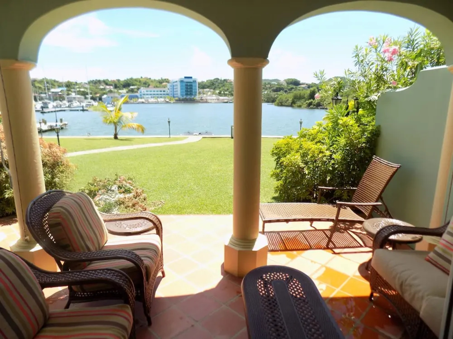 The Pelican #3 - Spacious 2 bedroom 2.5 bath waterfront townhome in the heart of Rodney Bay. 2 Townhouse by RedAwning