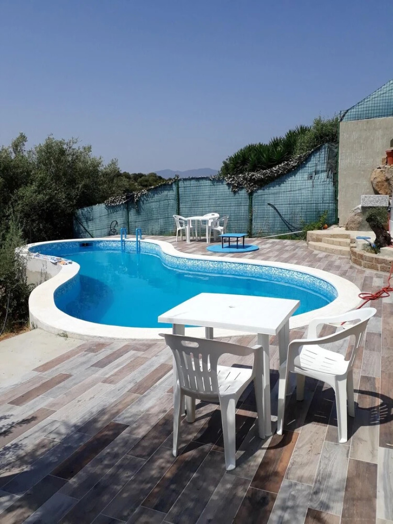 Villa With 3 Bedrooms in Città Metropolitana di Cagliari, With Wonderful sea View, Shared Pool, Furnished Terrace Near the Beach