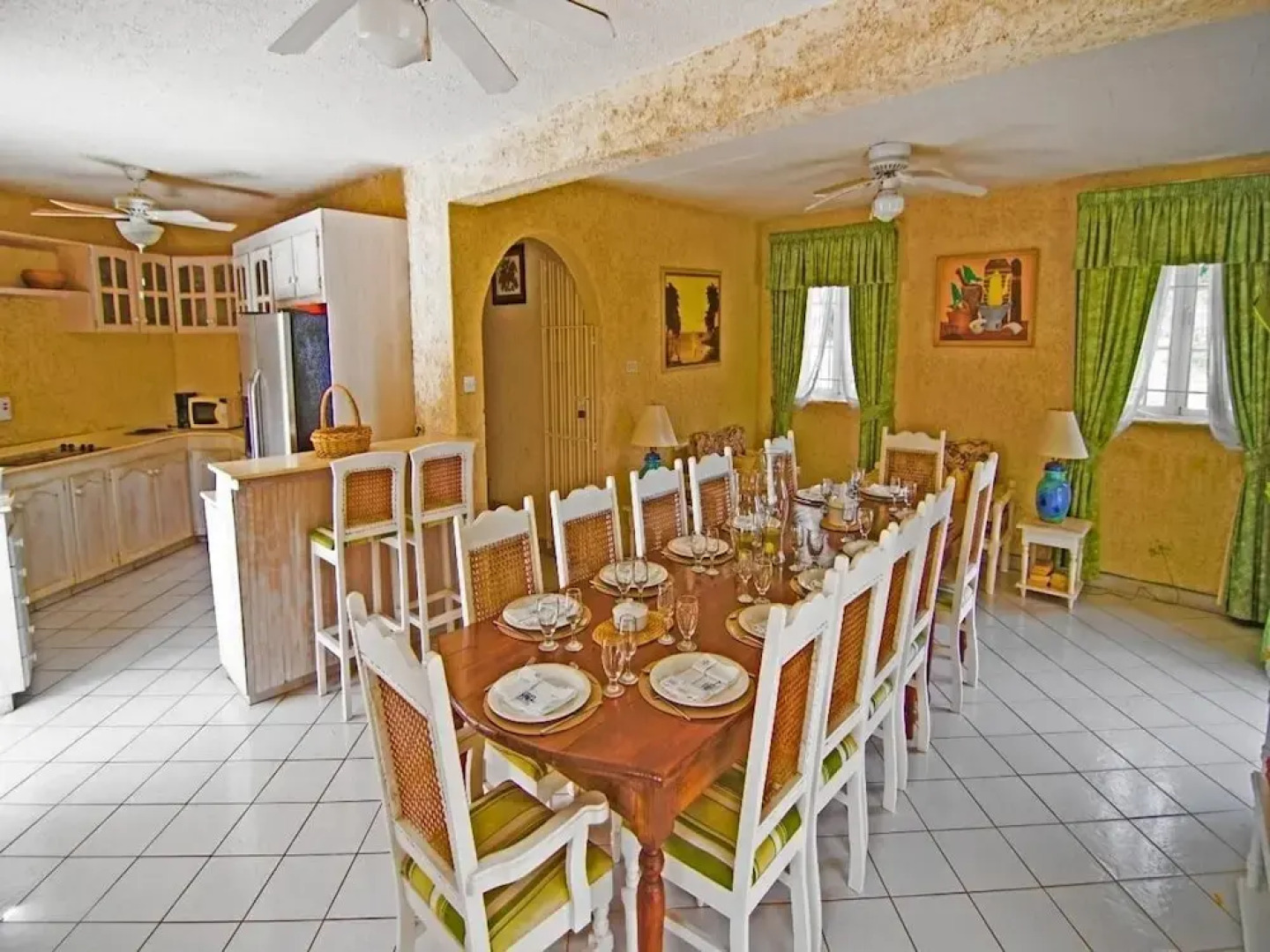 Sea Symphony Barbados - 6 B R Beachfront Villa w Staff