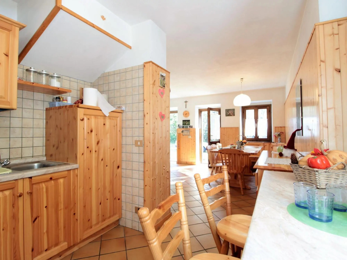 Wooden chalet in Pieve Tesino with garden