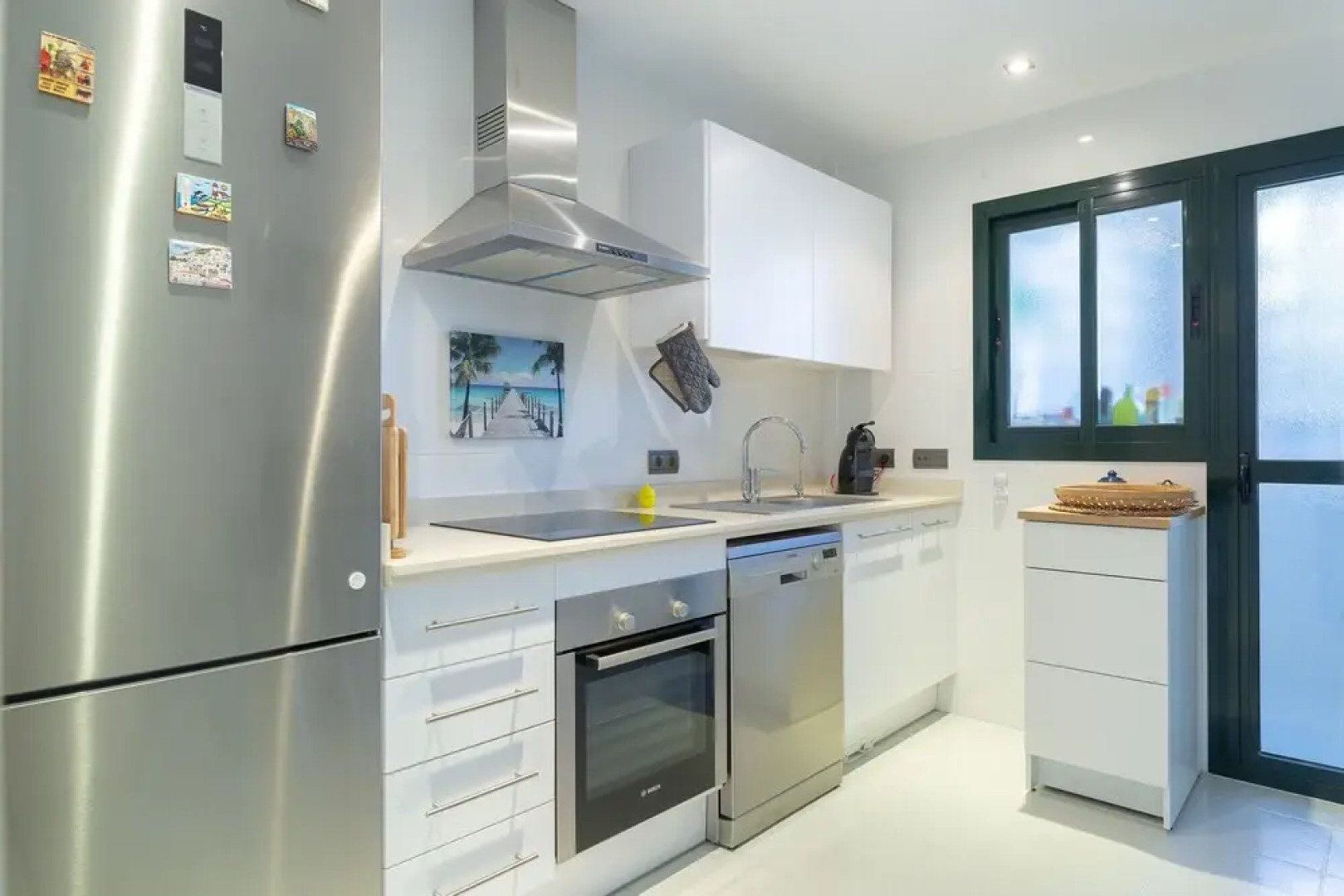 2193-Moderno apto con terraza vista al mar