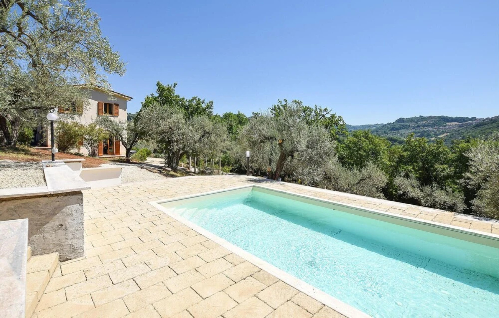 Beautiful Home in Toffia With Outdoor Swimming Pool, Jacuzzi and 4 Bedrooms