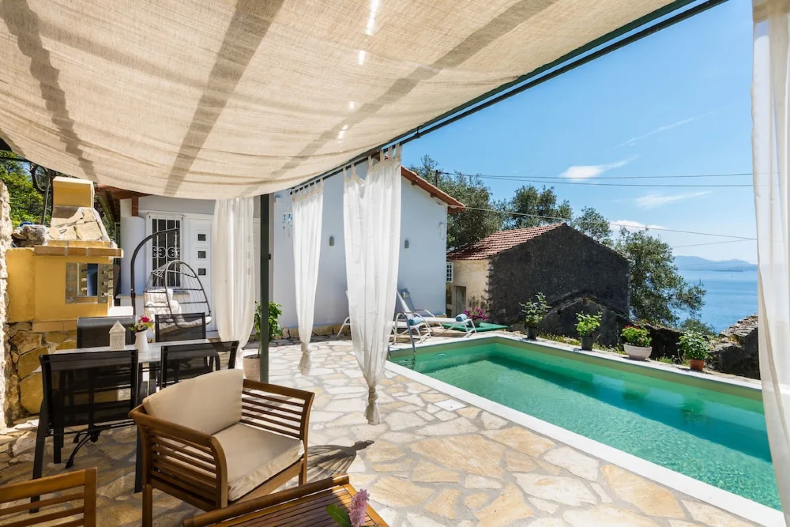 Alkinoi Seaview Villa with private Pool by Konnect, Nisaki