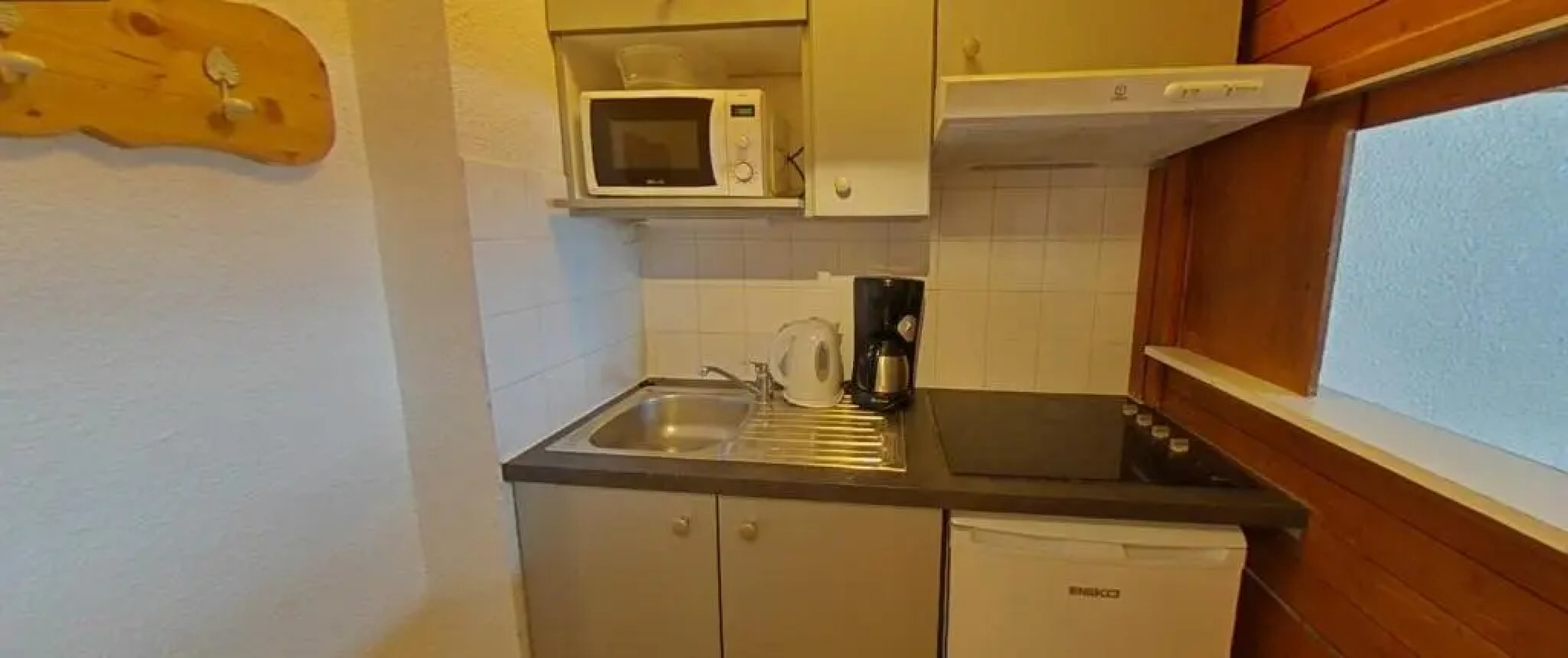 Tignes rond point des pistes vue panoramique au soleil