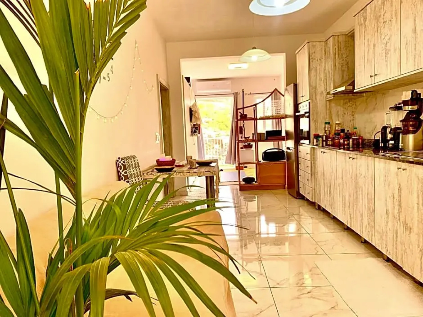 Private bedroom with balcony in a shared apartment at the Bay of Xlendi