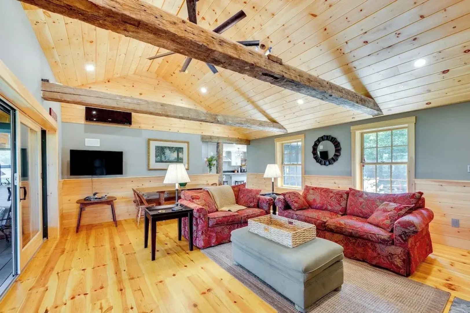 Lakefront Lovell Home w/ Dock: Walk to Town Beach!