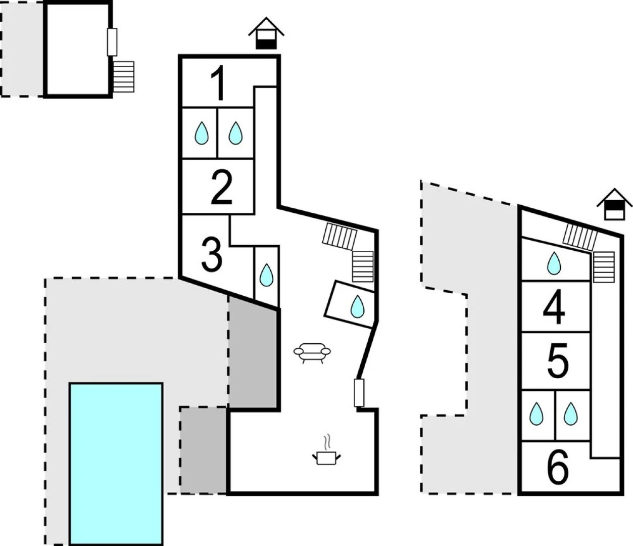 Beautiful Home in Koromacno With Wifi, Heated Swimming Pool and 6 Bedrooms