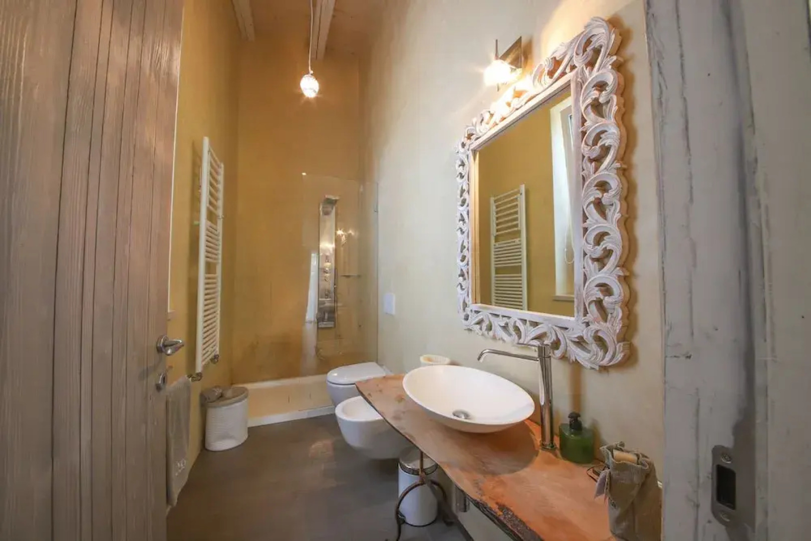 TD Il Vecchio Fienile Outdoor Kitchen with Pool View