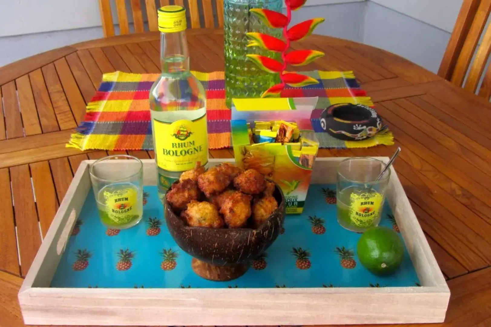 Or bleu-Bungalow volcan Soufriere-Vue sur mer