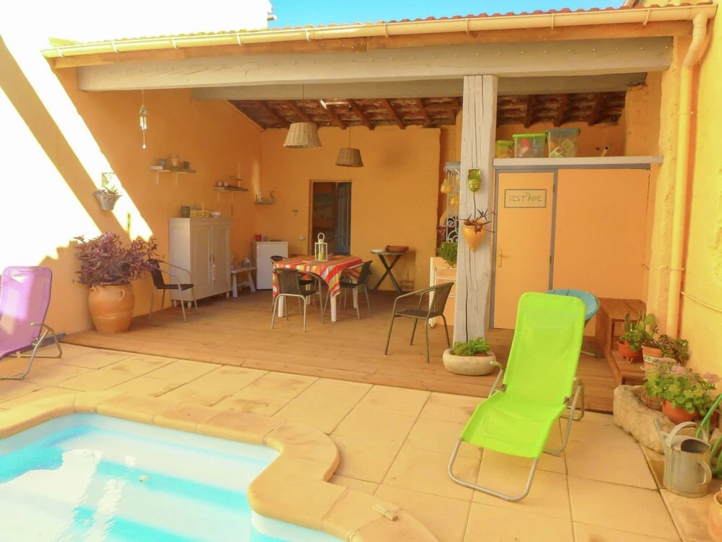 Lovely Holiday Home in Sainte-Valiere with Swimming Pool