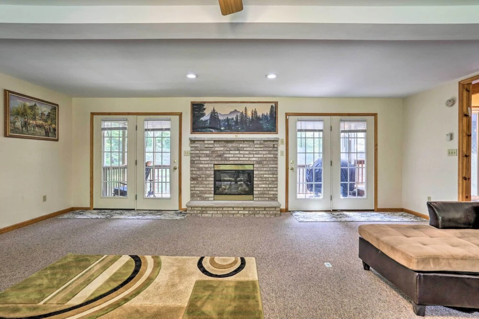 Home w/ Hot Tub, Fire Pit, Koi Pond: Walk to Lake!