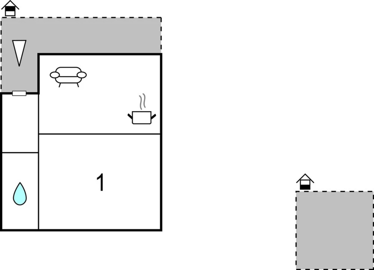 Amazing Home in Gabonjin With Wifi and 1 Bedrooms