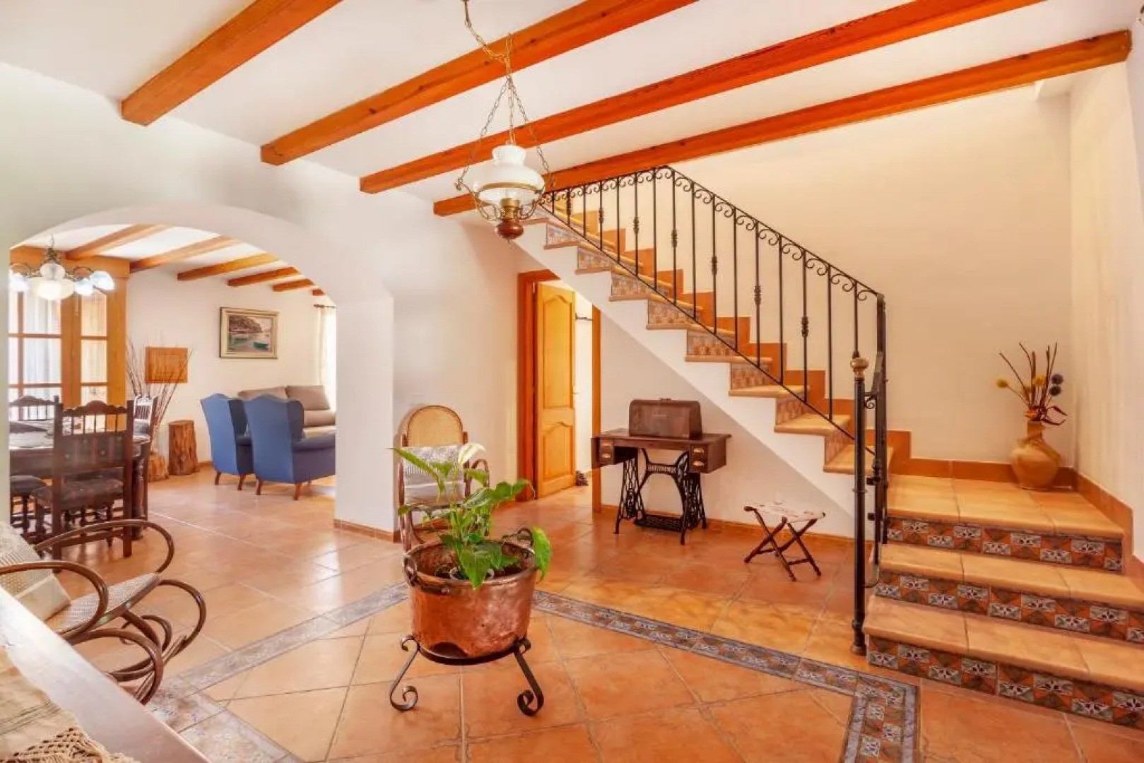 Villa in Can Picafort, Located in the Countryside, Near the Beach, has 5 Bedroom