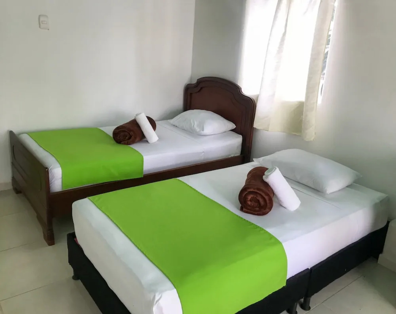 Room-room With 1 Double bed and 2 Single
