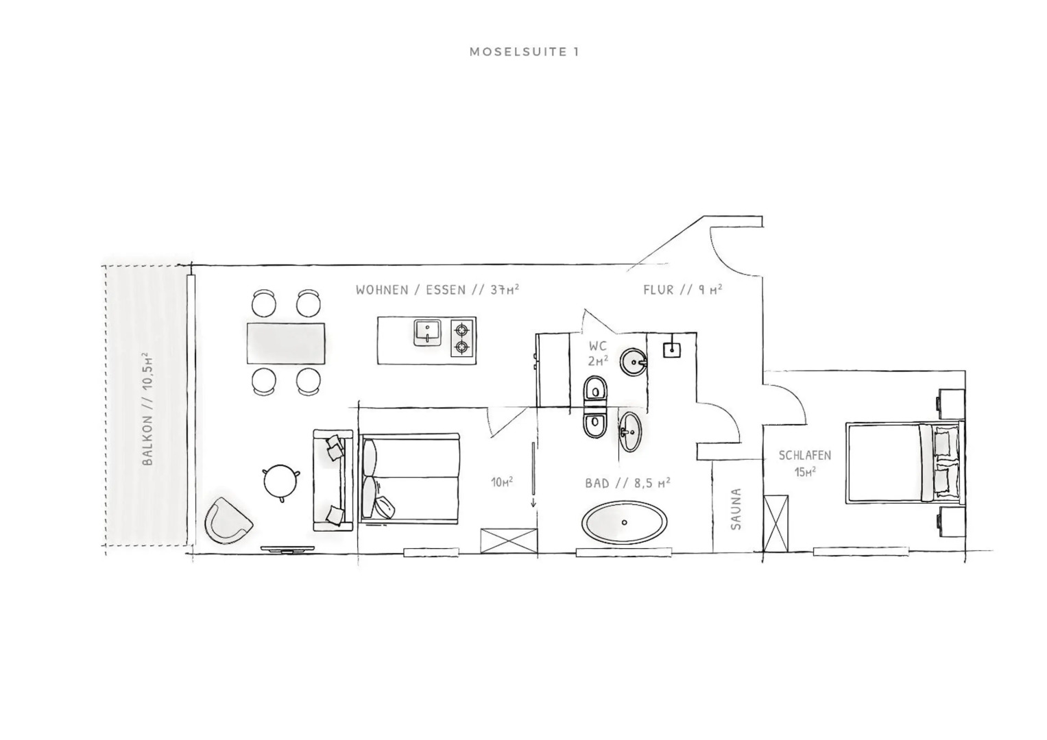 STEILLAGE - Design Moselsuiten mit Panoramablick und SPA