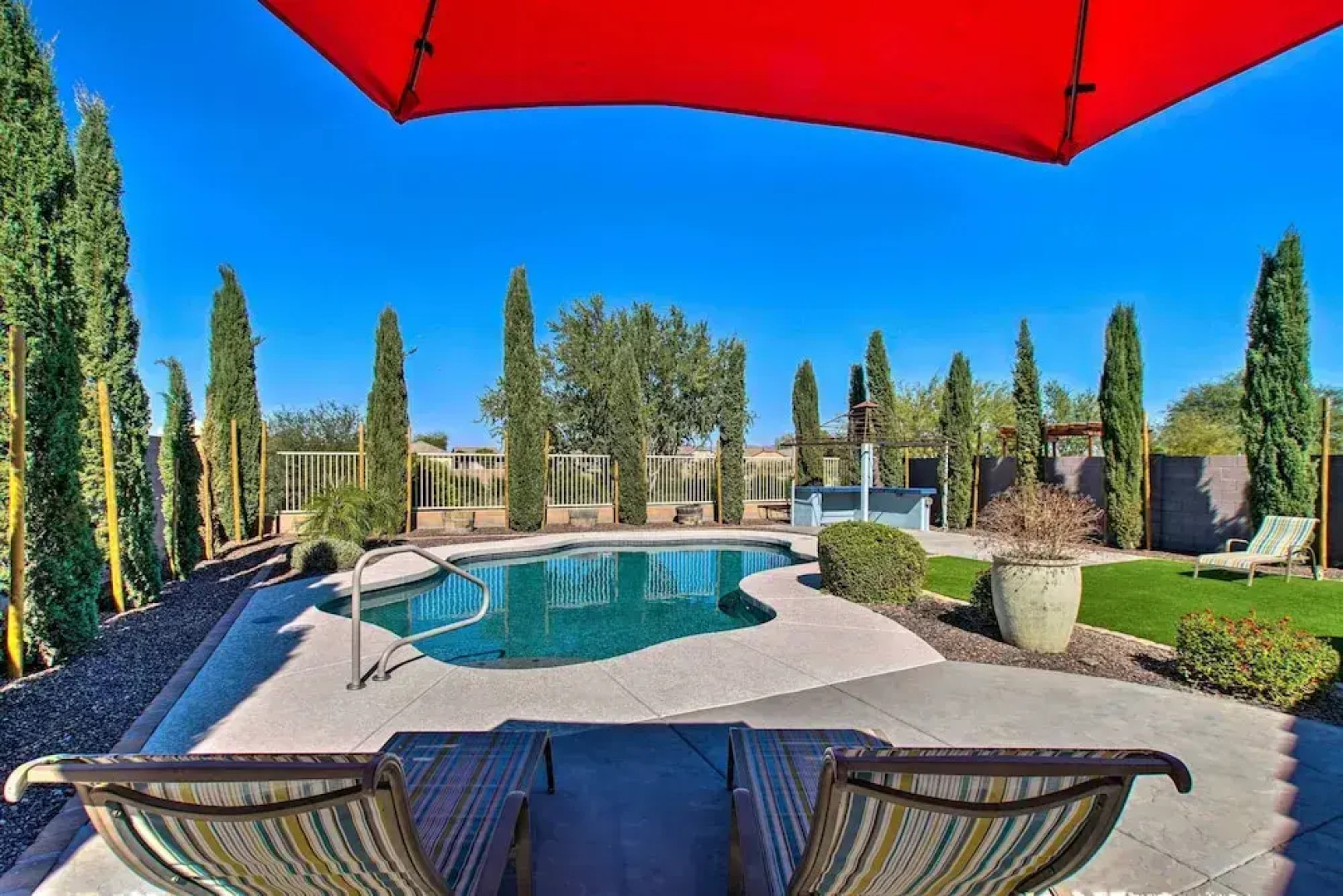 Pool & Covered Patio: San Tan Valley Home