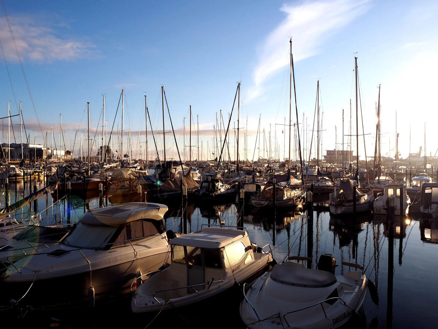 Detached holiday home, decorated with wood, on the Ostsee