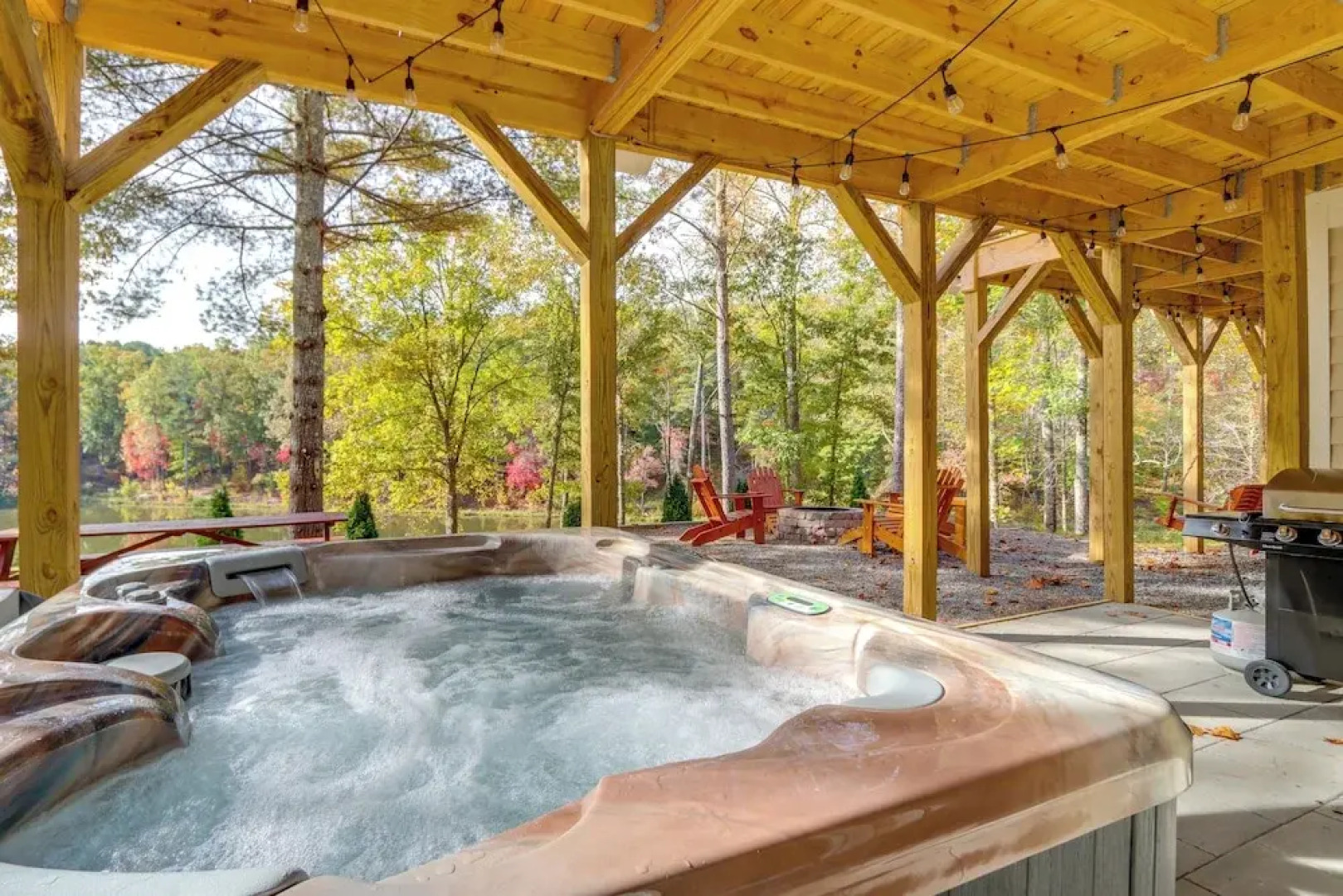 'lakeside Paradise' in Ellijay: Hot Tub, Fire Pit