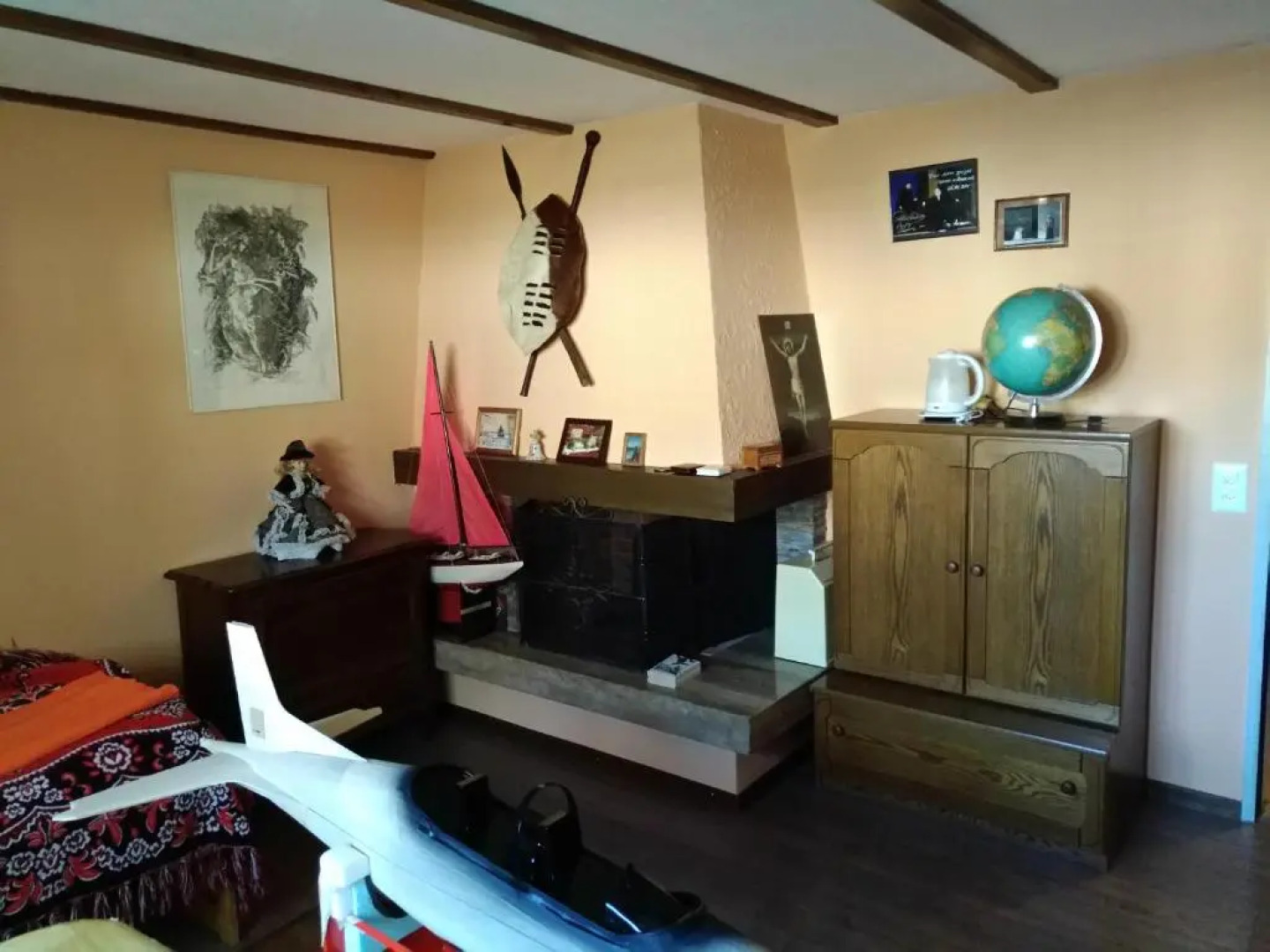 Gastzimmer für Übernachtung mit zwei Betten