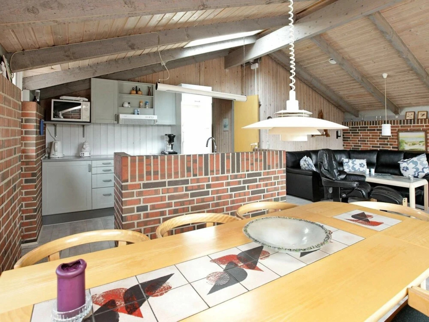 Vintage Holiday Home in Henne With Sauna