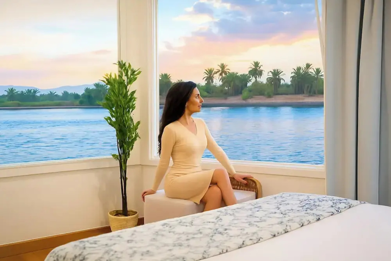 Dahabiya Nile Cruise every Friday from Aswan 3 nights and every Monday from Luxor 4 nights