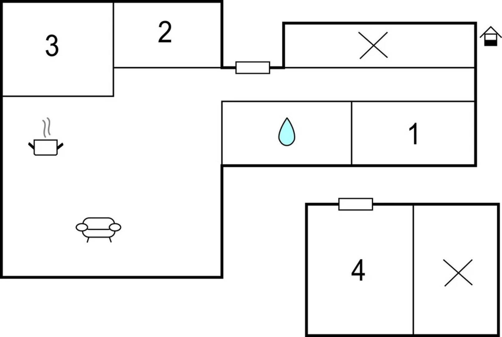 Nice Home in Nord-torpa With 3 Bedrooms and Wifi