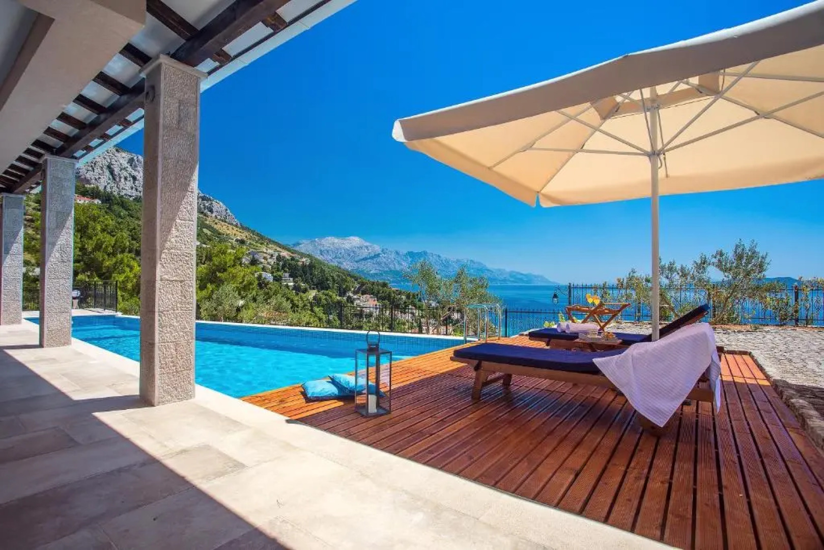 Villa Porto Mimice, 40sqm Heated Private Pool, 4 bedrooms, Sauna, Gym, Billiard