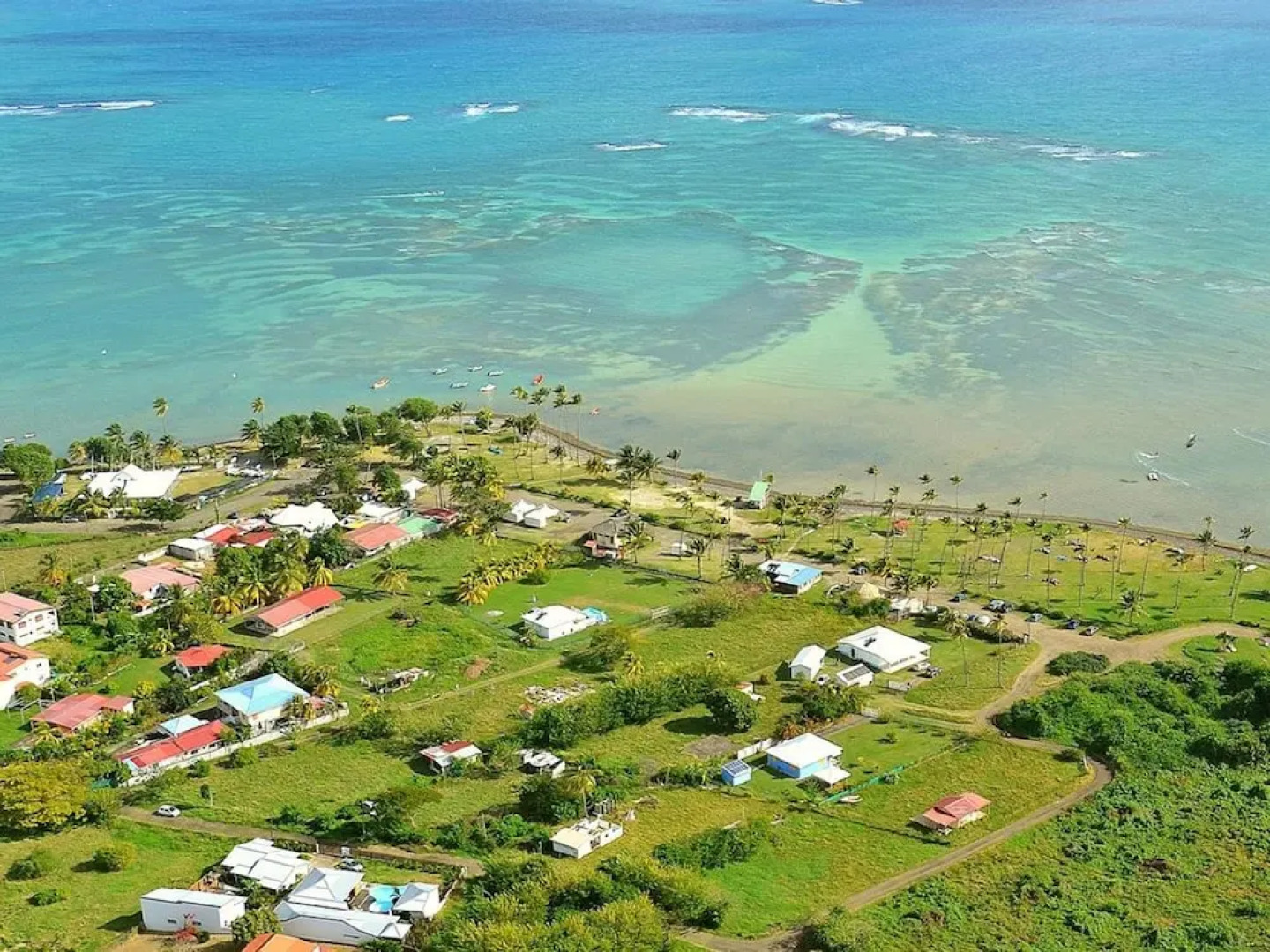 House With 2 Bedrooms in Vauclin, With Wonderful sea View, Private Poo