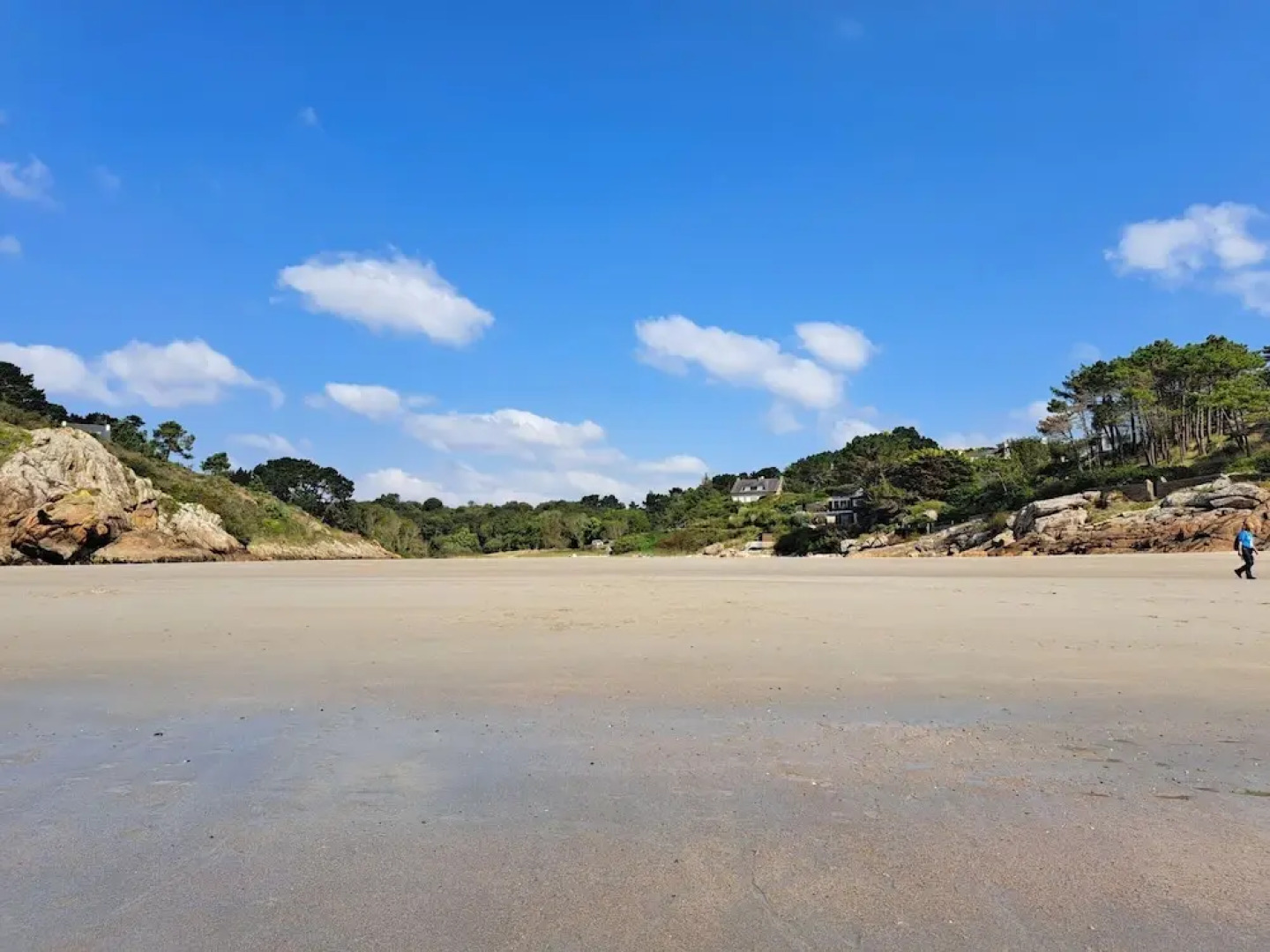 Panoramic sea and Beach View Facing South, Nevez