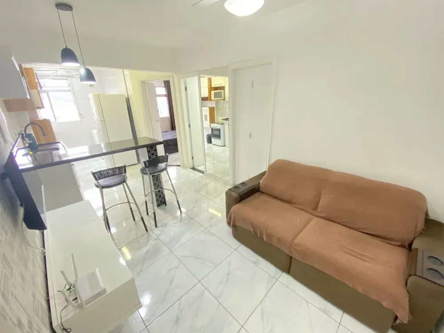 Pé na Areia Praia do Gonzaguinha